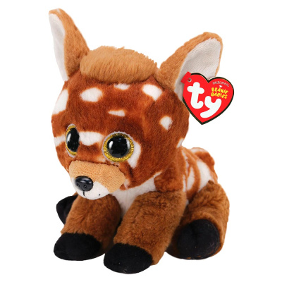 Мягкая игрушка Beanie Babies Оленёнок Buckley 25 см Ty Inc 90283